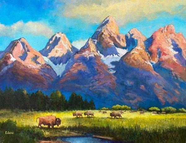 Teton Mountains In Wyoming Art | Gary Edens