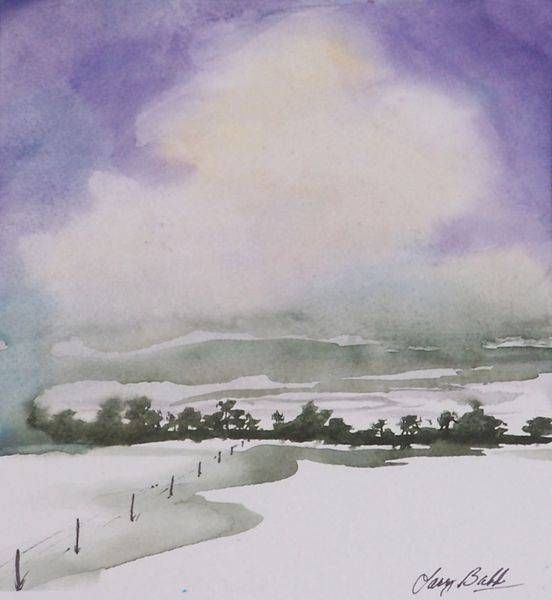 Winter Horizon Art | Babb Timeless Art