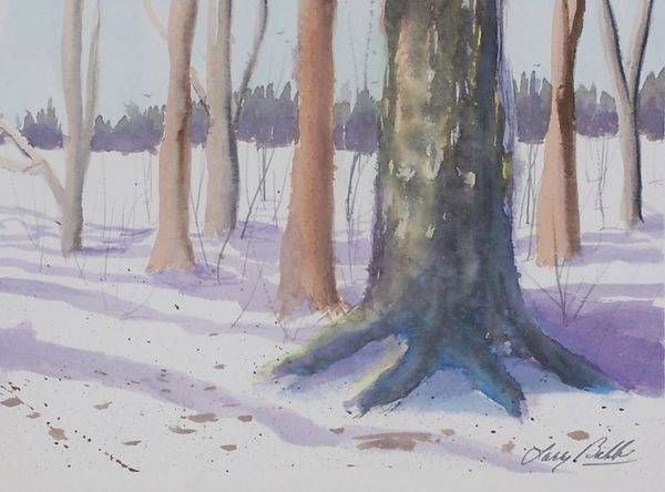 Winter Forest Shadows Art | Babb Timeless Art