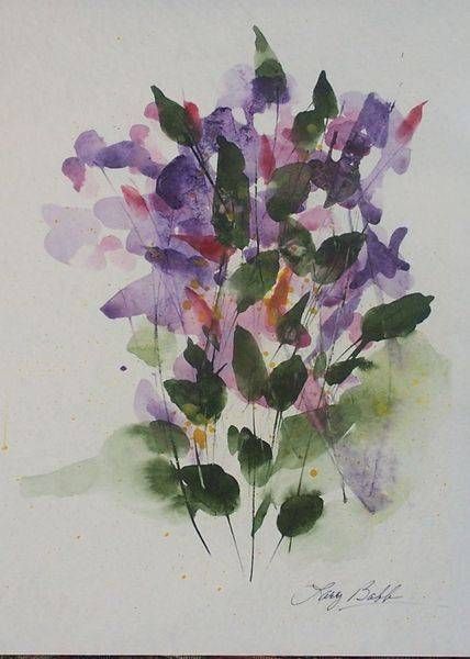 Purple Bloom Art | Babb Timeless Art