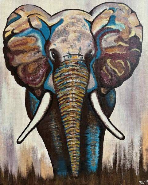 Majestic Elephant Art | Teo Art
