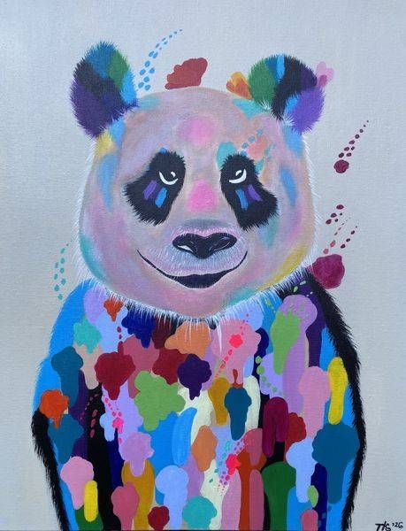 Playful Panda Art | Teo Art