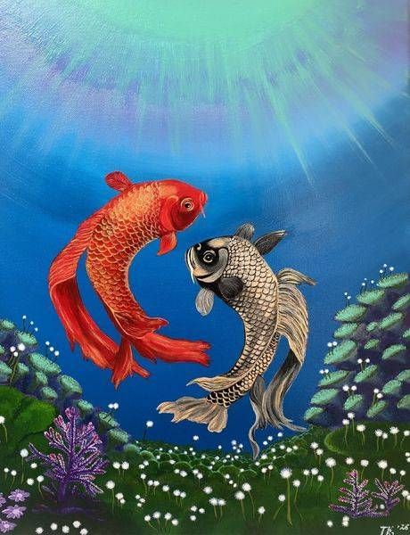 Koi Fish   Art Prints Art | Teo Art