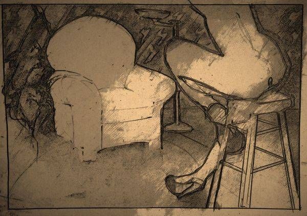 Shadowed Chair Arrangement