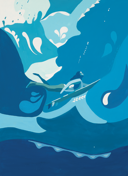 Deep Blue Dive Art | Michelle Yallingup