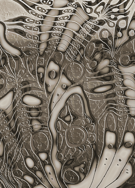 Budding Sepia Art | Wild Thistle Art