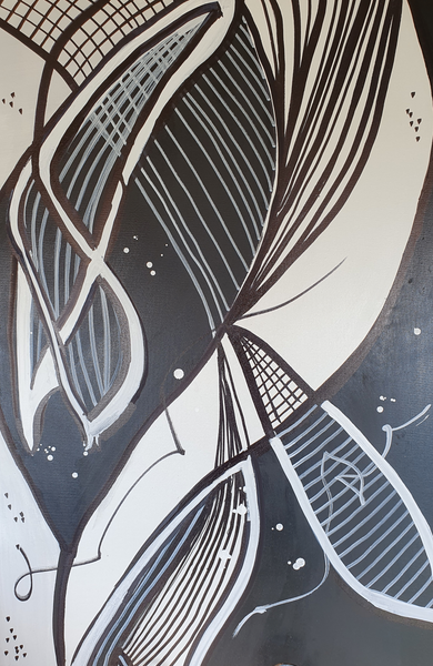 Opposites Attract Art | Art by Judi G