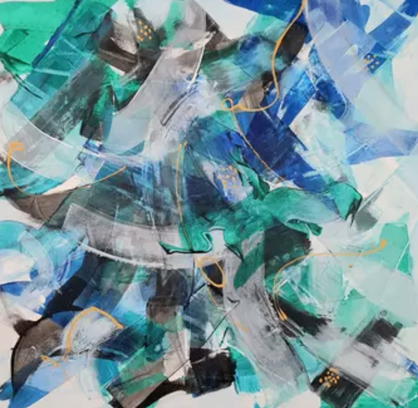 Go With The Flow Art | Art by Judi G