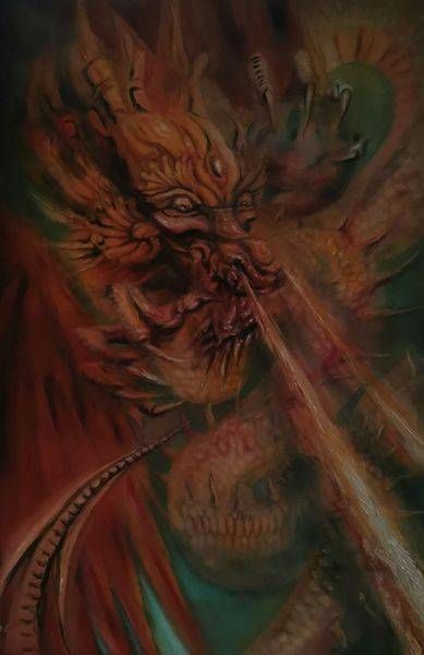 Fire Dragon Art | Vazzy J Art Fusion