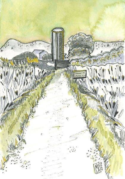 St. Lawrence River Farm Print