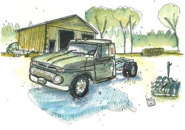 1964 Chevrolet Truck Print
