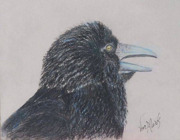 Raven Whispers Art | Von Mark Arts