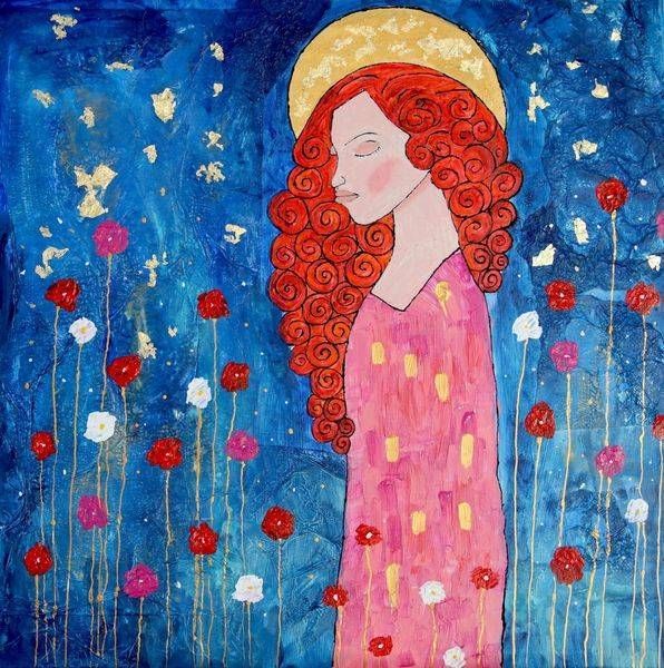 SPRING NIGHT DREAMS 30X30 $1500