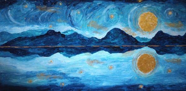 MOONLIGHT NIGHT, LANDSCAPEJPG