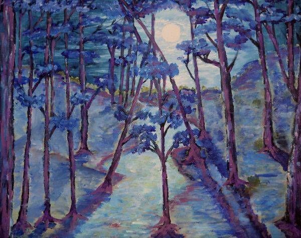 NIGHT DREAM. 20X30 ACRYLIC $1500