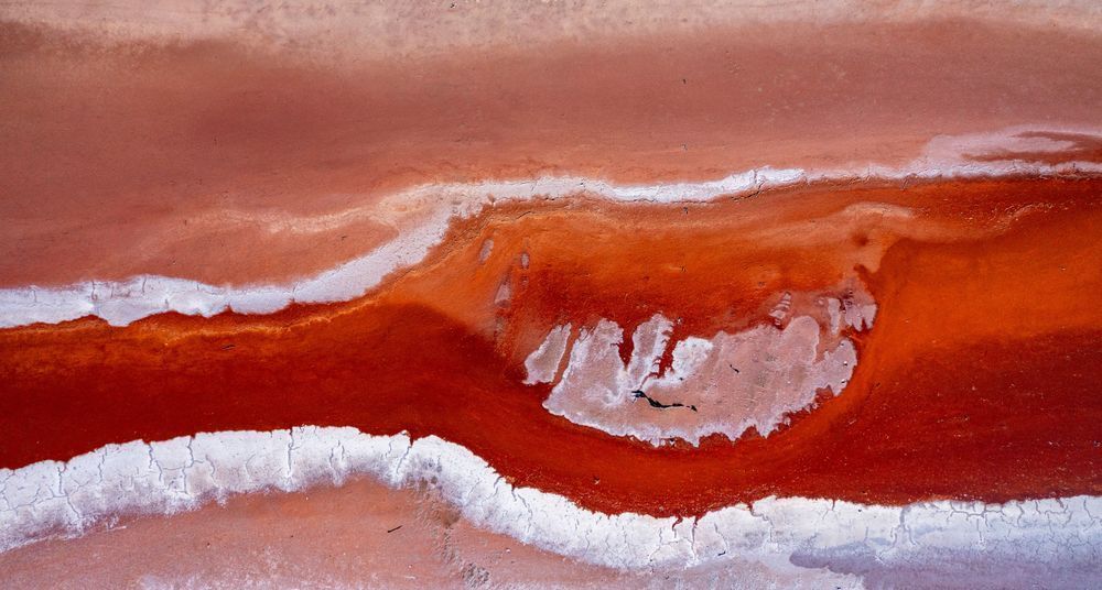 Lake Tyrrell Reveals A Bold Sweep Of Mineral Colour And Salt. Photography Art | PBR IMAGES