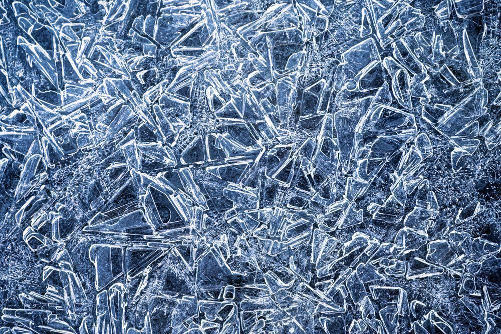 Crystal Shards Of Skutafoss Photography Art | PBR IMAGES