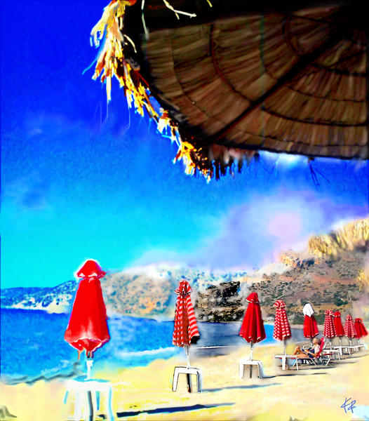 Beach Umbrellas Art | Photollusion-KR