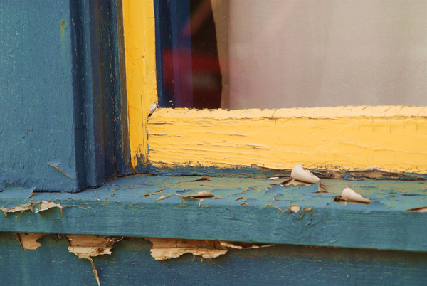Yellow Window Frame Art | Zane Artworks