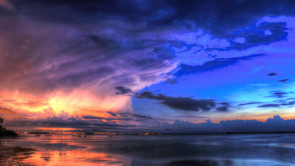 Coastal Storm Afterglow