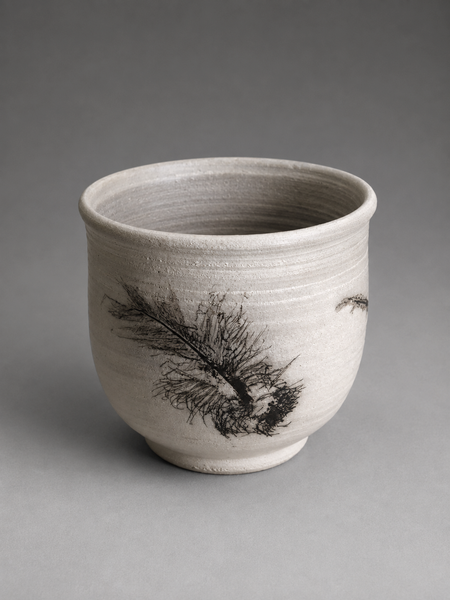 Small Feather Raku Bowl | Zane Artworks