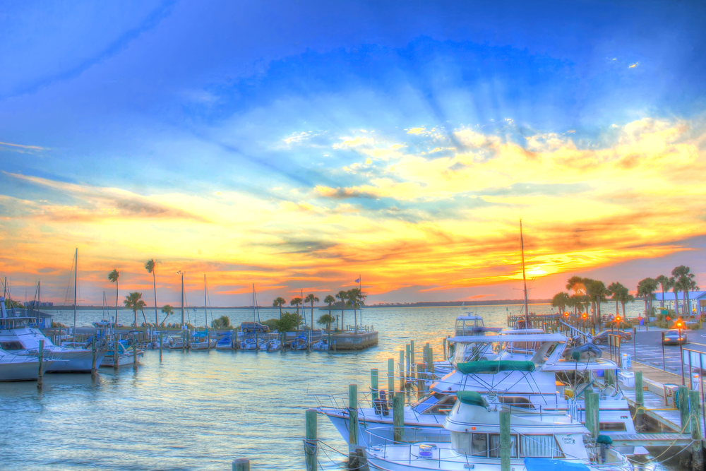 Dunedin Marina Sunset