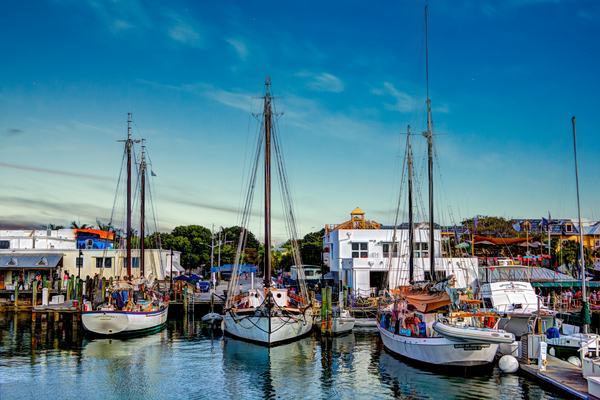 Key West Schooners at Sunrise