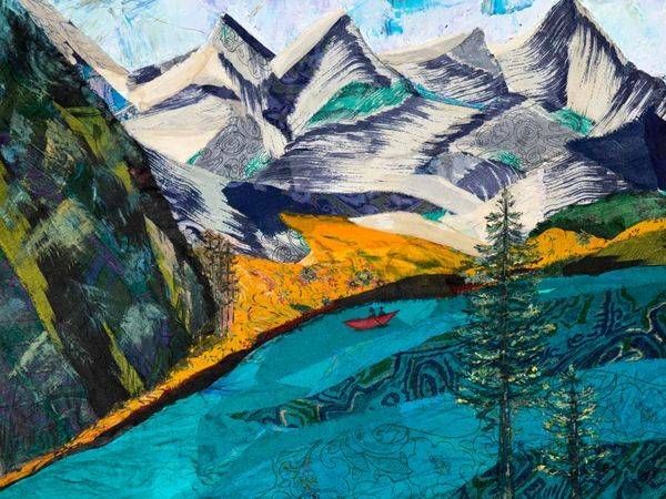 Spring on the Moraine Lake