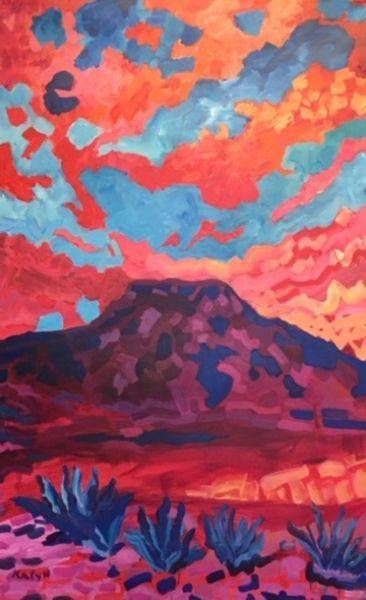 Sky A Blaze Art | Karyn Drum Art