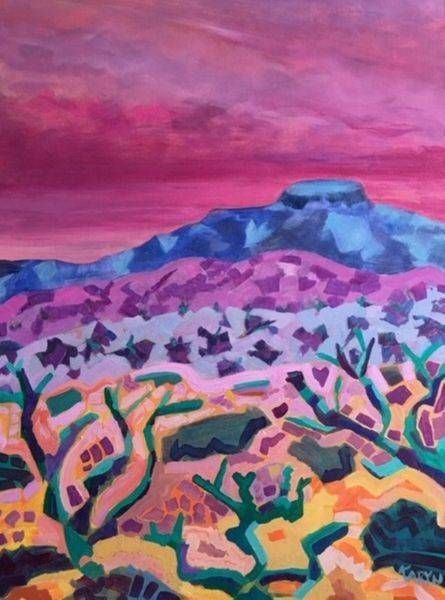 Jazzy Sunset Art | Karyn Drum Art
