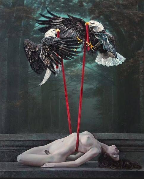 "Reincarnation" (Original) by Katarzyna Kociomyk @FineArtHeaven (Exclusive Original Masterwork)