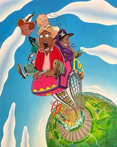 "Bebe's Kids" (Unframed) by Wil Cormier @FineArtHeaven This very rare collectible original is available exclusively here! $2,200
