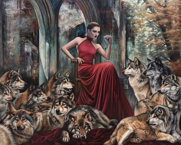 "Conundrum" (Original) by Katarzyna Kociomyk @FineArtHeaven (Exclusive Original Masterwork)