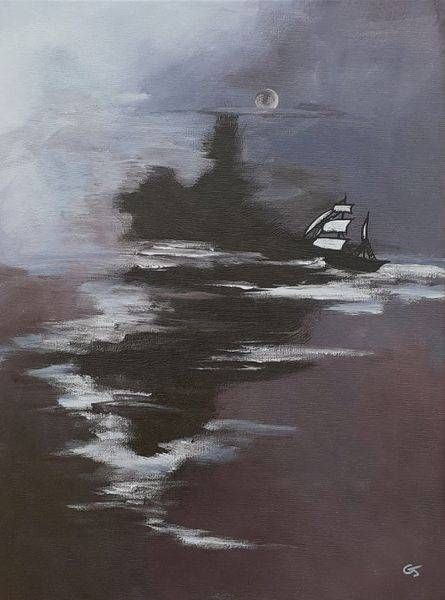 Dark Seas A'brewin Art | CJ Lucus Artwork