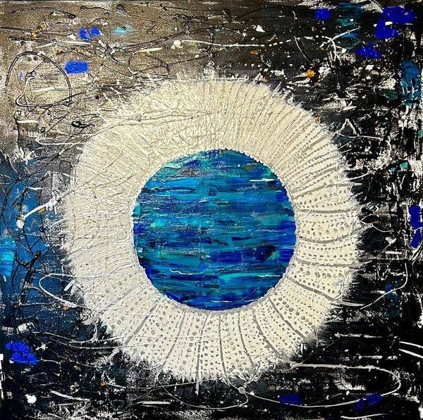 Porthole Moon Art | Tania Paige Designs