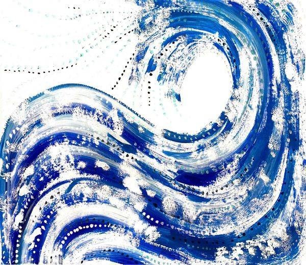 Lighter Big Wave Grand Scale Art | Tania Paige Designs