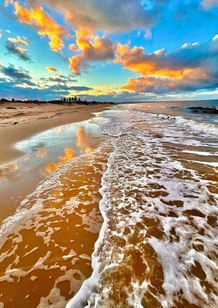 Firelight At West Beach Photography Art | Goodwin Creative Designs