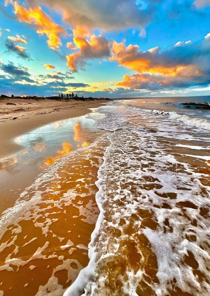 Firelight At West Beach Photography Art | Goodwin Creative Designs