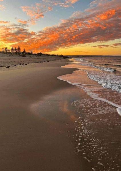 Amber Shoreline Photography Art | Goodwin Creative Designs
