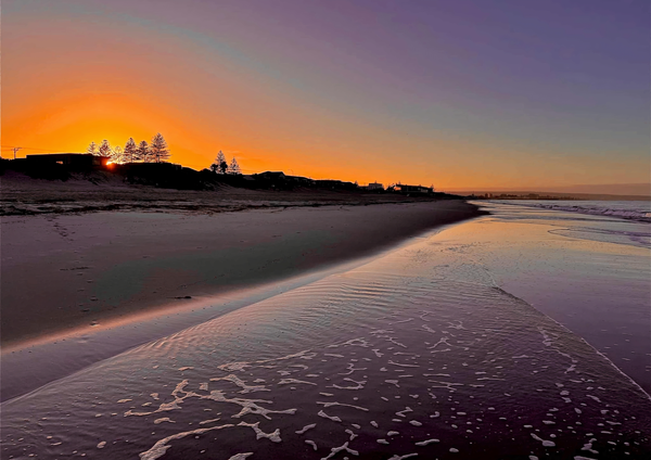 Golden Sky, Teal Sea Photography Art | Goodwin Creative Designs