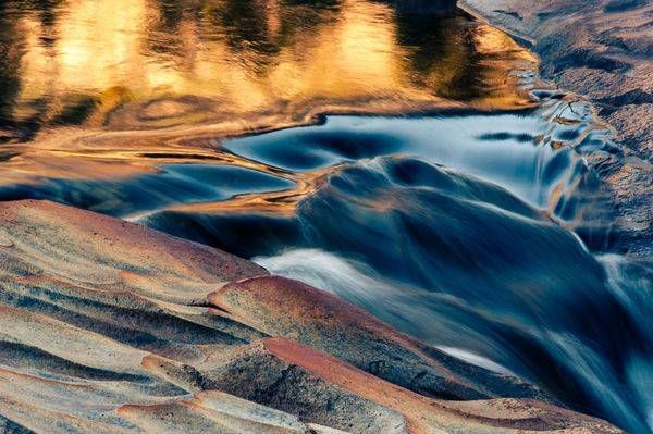 Sunrise Reflections, Tuolumne River, Yosemite