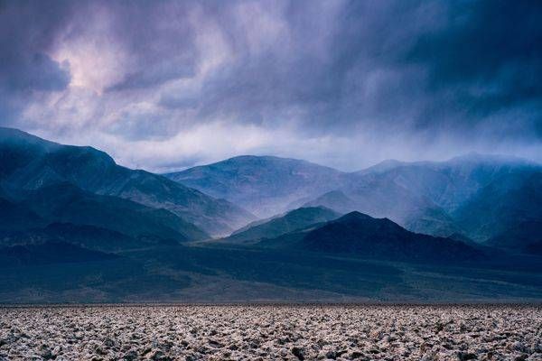 Death Valley, Devils Golf Course Storm
