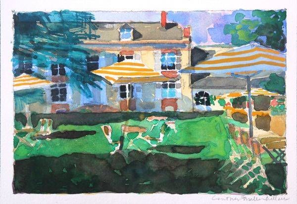 Vieve Cliqueu Umbrellas (Small) Art | Courtney Miller Bellairs Artist