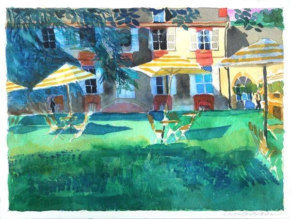 Vieve Cliqueu Umbrellas (Large) Art | Courtney Miller Bellairs Artist