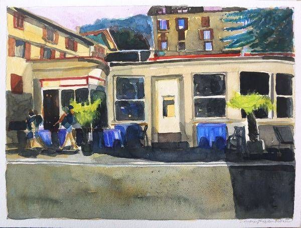 Verrückt Bistro Bar (Large) Art | Courtney Miller Bellairs Artist