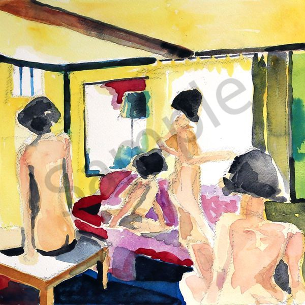 Lounge Ii Art | Courtney Miller Bellairs Artist