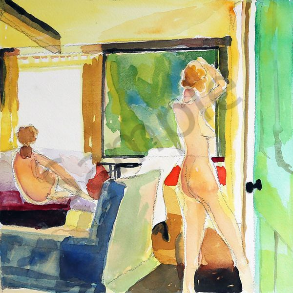Green Door Art | Courtney Miller Bellairs Artist