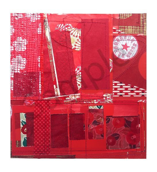 830 Red Like Crimson Art | Courtney Miller Bellairs Artist