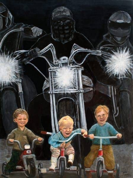 Tricycles And Thunder Art | Debbi Graham Fine Art