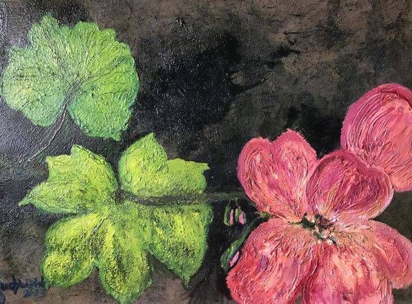 Geranium Art | Mary Anne Buckwald Fine Art